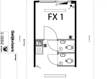 FX1 - 20" Containere birou cu 2 toalete 2